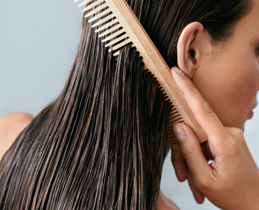 The Sandwich Method for Low Porosity Hair