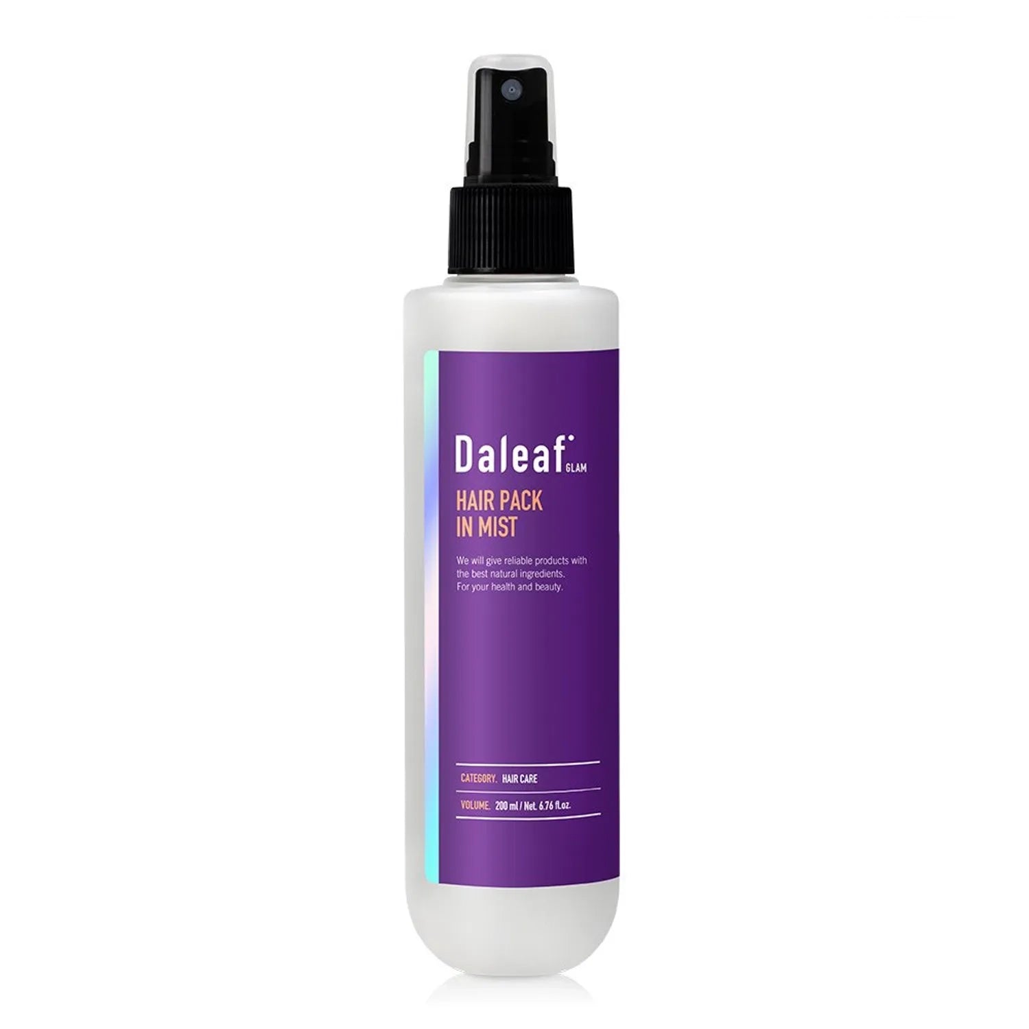 daleaf glam styling fixer 200ml bottle