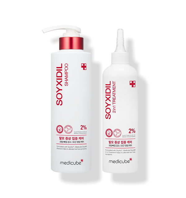 Medicube Soyxidil Anti-Hair Loss Set with shampoo and treatment