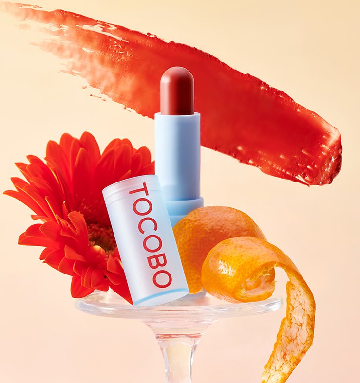 TOCOBO Tangerine Red Glass Tinted Lip Balm
