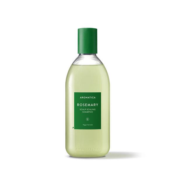 AROMATICA Rosemary Scalp Scaling Shampoo 400ml pump bottle for healthy scalp care