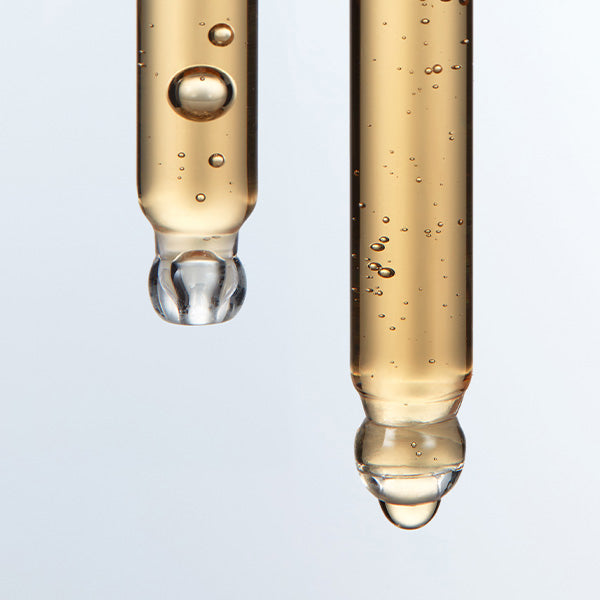 LABO‑H ampoule texture close-up, fast-absorbing scalp care