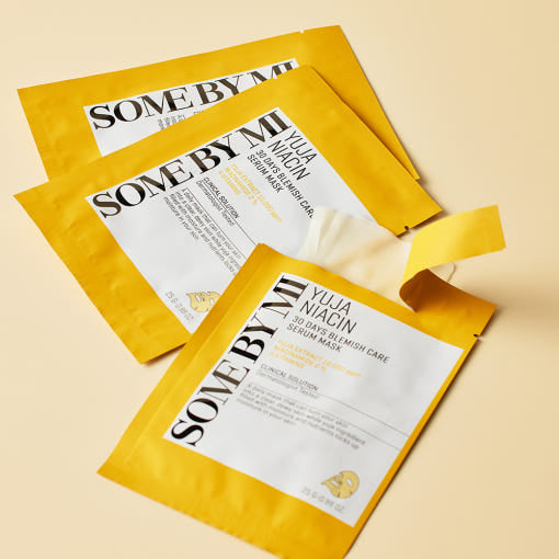 SOME BY MI Yuja Niacin Blemish Care Serum Mask x 10