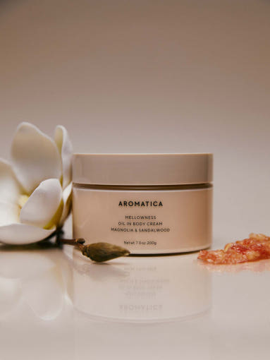 AROMATICA Mellowness Oil In Body Cream Magnolia & Sandanwood
