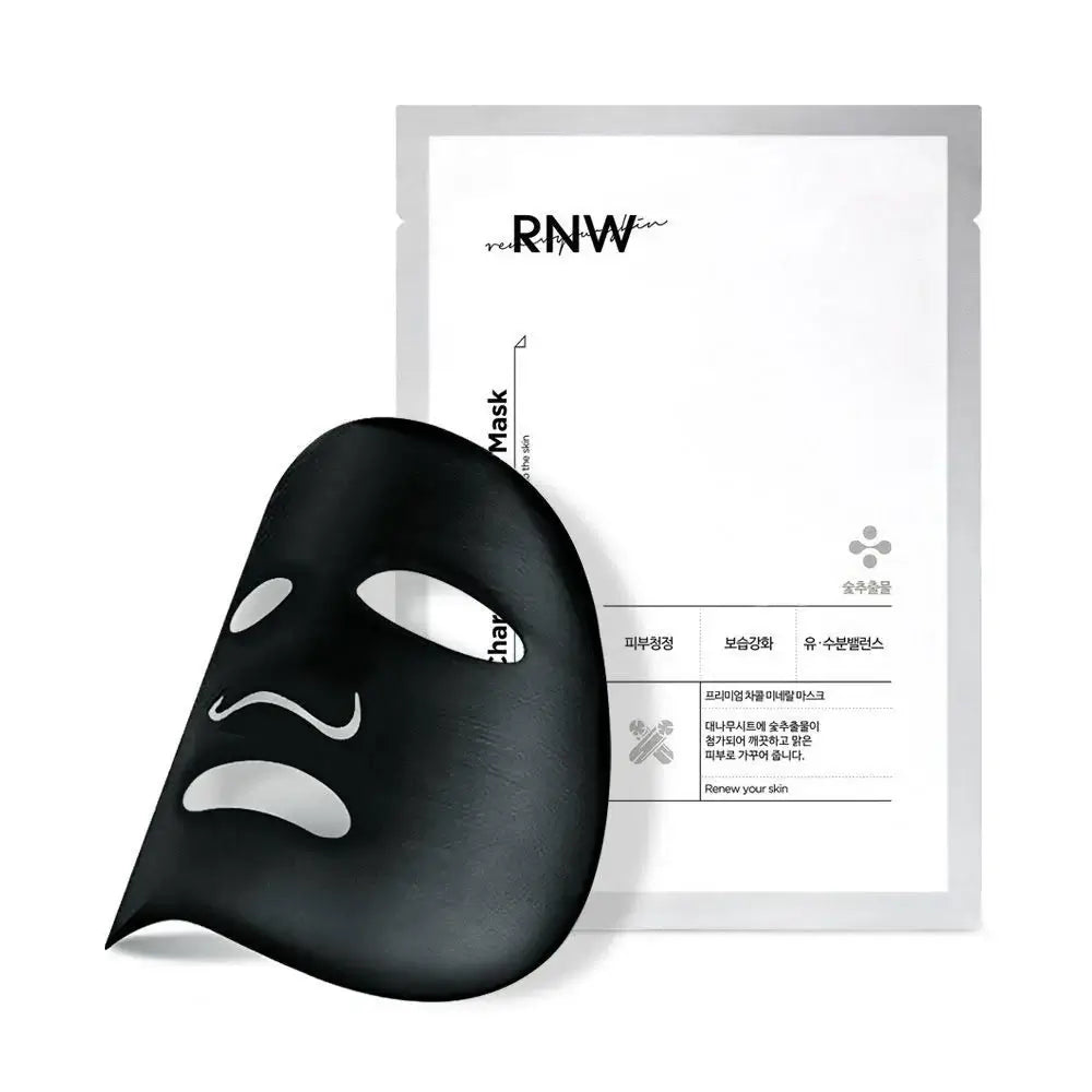 RNW Premium Charcoal Mineral Mask x 10