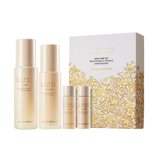 NATURE REPUBLIC Ginseng Gold Silk Toner & Emulsion Set