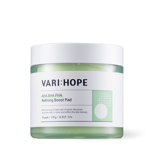 VARIHOPE AHA BHA PHA Refining Boost Pad