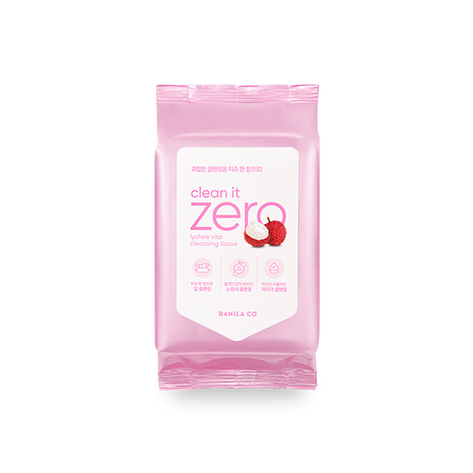BANILA CO Clean It Zero Lychee Vita Cleansing Tissue 30 Sheets