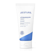 AESTURA Atobarrier 365 Cream in an 80ml jar for deep hydration and barrier strengthening.