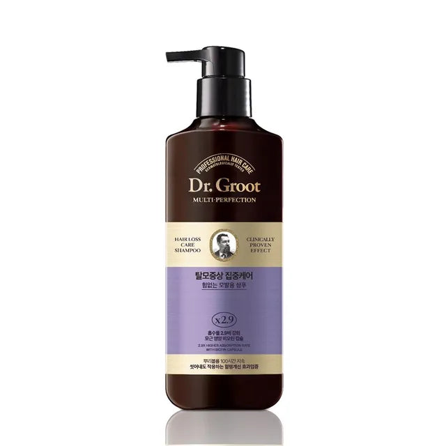 dr groot multi perfection shampoo for weak hair in 400ml bottle