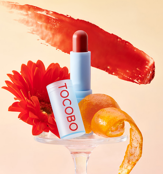 TOCOBO Tangerine Red Glass Tinted Lip Balm