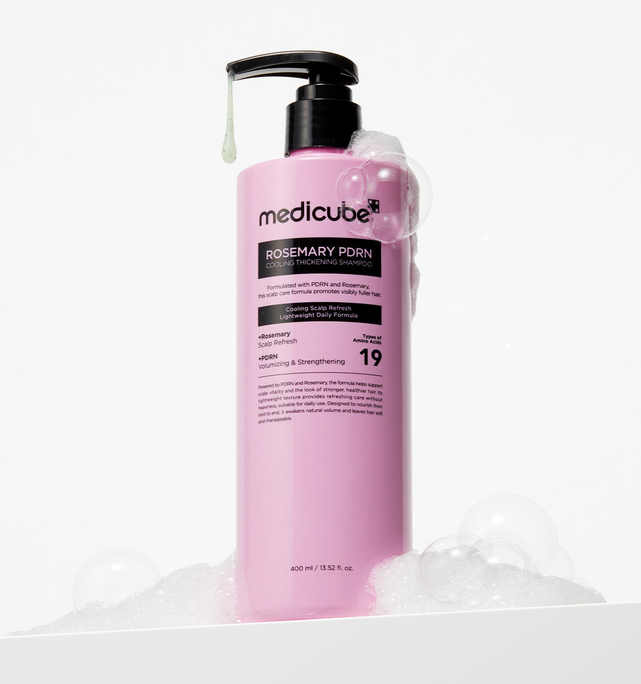 medicube Rosemary PDRN Cooling Thickening Shampoo 400ml