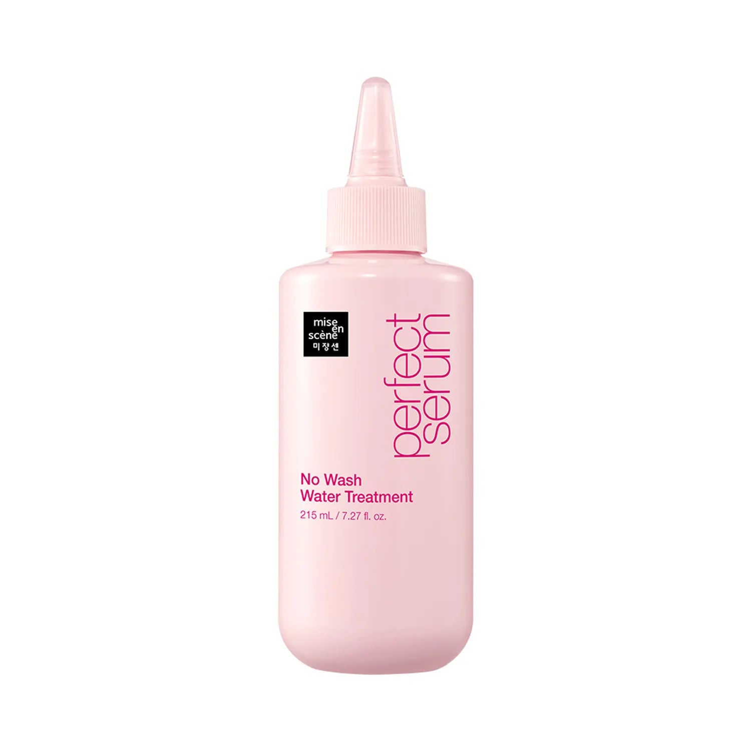 215ml spray bottle of Mise-en-scène No Wash Water Treatment for leave-in conditioning and heat protection