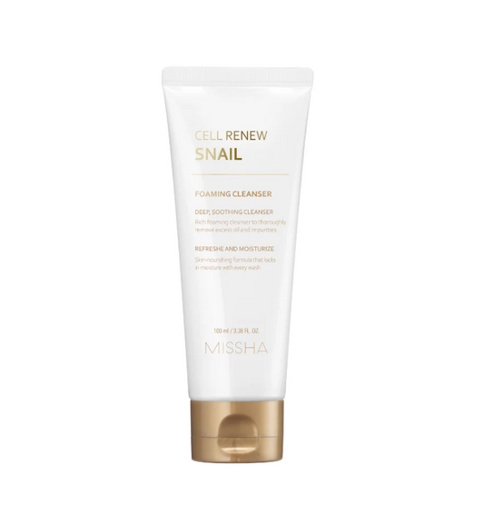 MISSHA Cell Renew Snail Foaming Cleanser 100ml