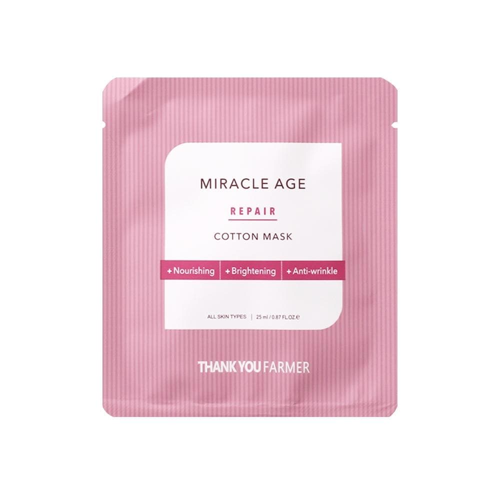THANK YOU FARMER Miracle Age Repair Cotton Mask 25ml
