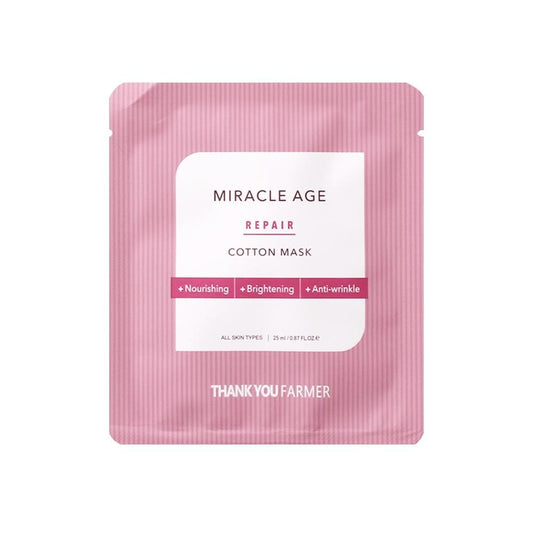 THANK YOU FARMER Miracle Age Repair Cotton Mask 25ml