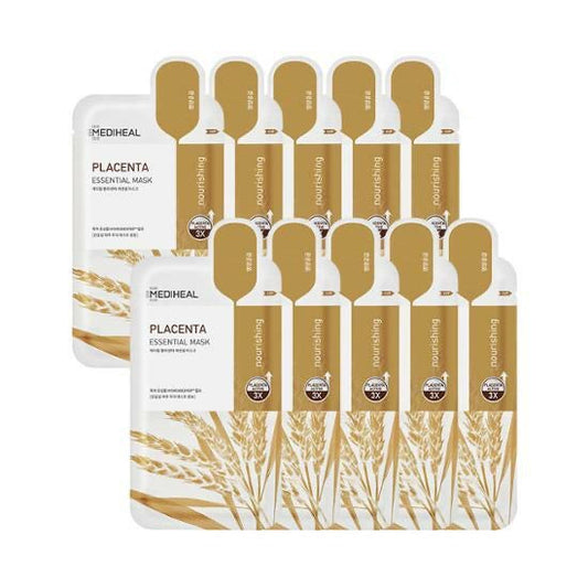 MEDIHEAL Placenta Essential Mask Sheet x 10
