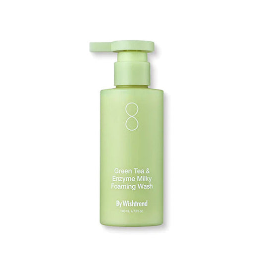 By Wishtrend Green Tea & Enzyme Milky Foaming Wash 140ml
