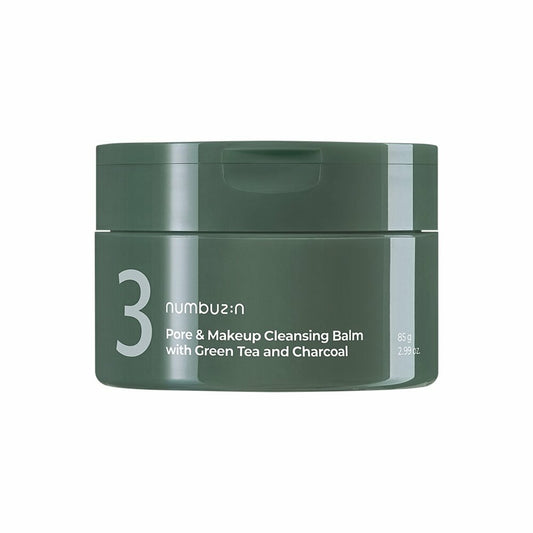 numbuzin No.3 Pore & Makeup Cleansing Balm with Green Tea and Charcoal