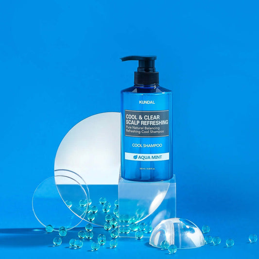 KUNDAL COOL & CLEAR SCALP REFRESHING Pure Natural Balancing Refreshing Cool Shampoo 500ml #AQUA MINT
