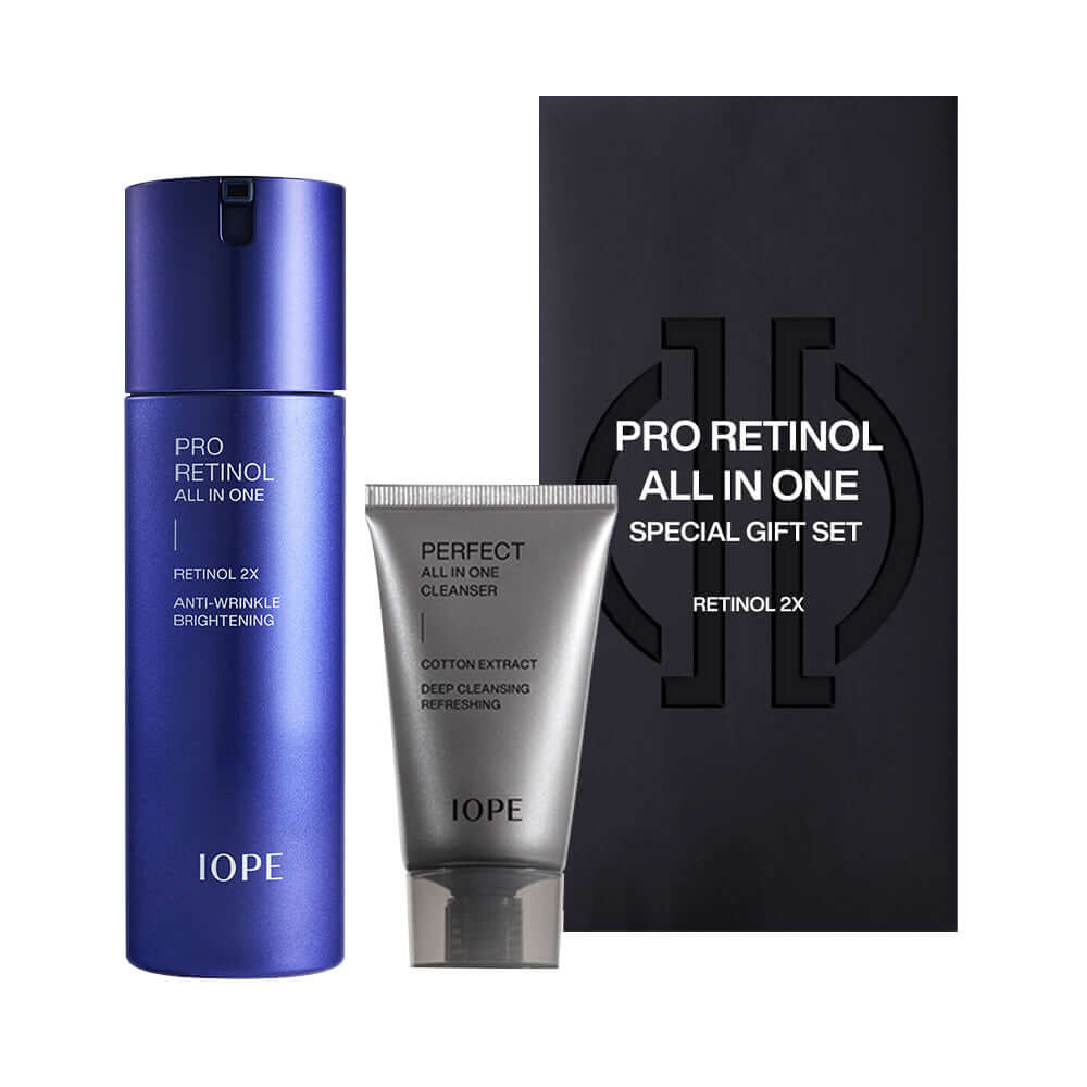 IOPE Men Pro Retinol All In One + Cleansing Foam 120ml
