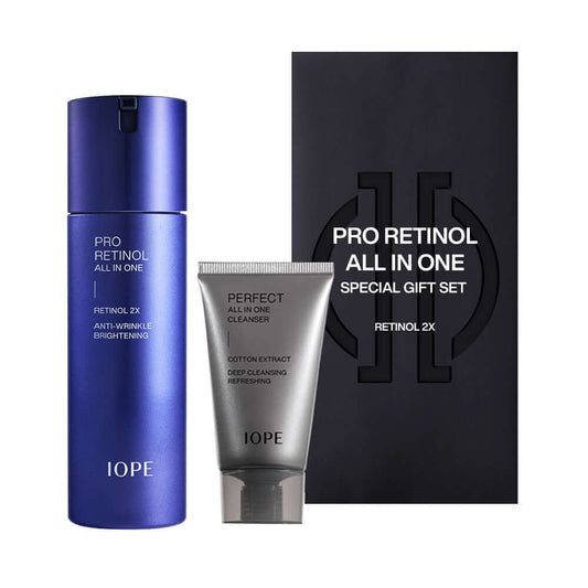 IOPE Men Pro Retinol All In One + Cleansing Foam 120ml