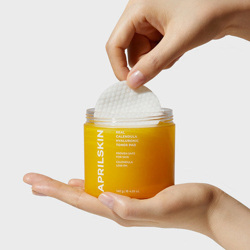 APRILSKIN Calendula PHA Hyaluronic Toner Pads 