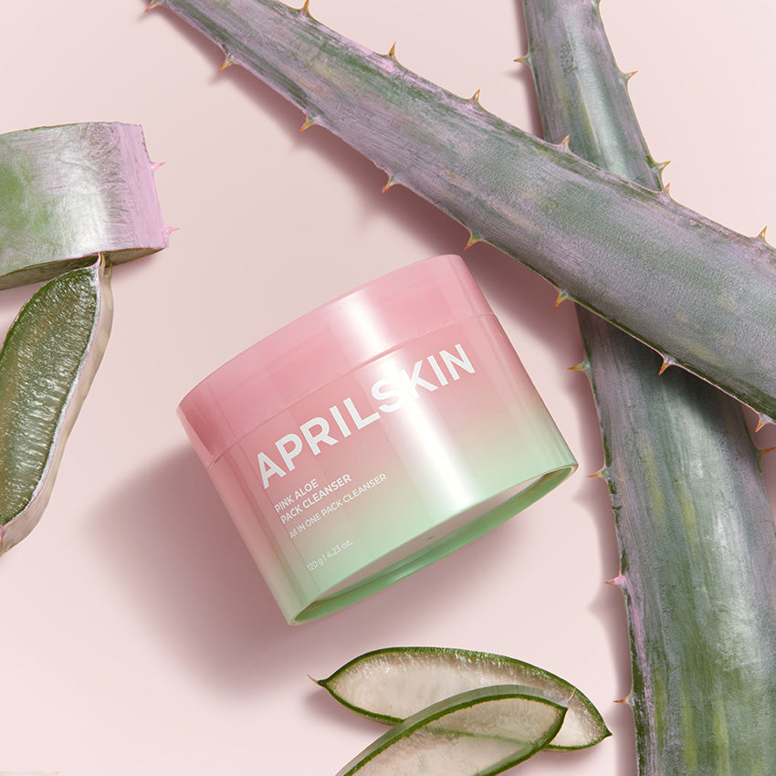 APRILSKIN Pink Aloe Mask-to-Foam Soothing Cleanser 