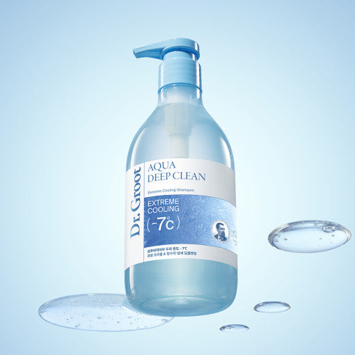 cooling mint shampoo with caffeine, biotin, and hyaluronic acid