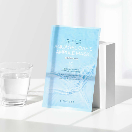 S.NATURE Super Aqua Gel Oasis Ampule Mask Sheet 30ml X 5