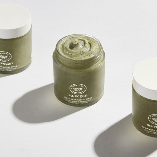 So Natural So Vegan Green Bean Coffee Scrub 105ml