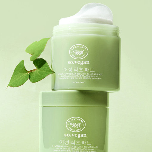So Natural So Vegan Heartleaf Vinegar Blemish Calming Pads 70pads