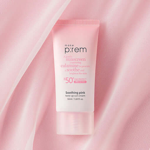 make p:rem Soothing Pink Tone Up Sun Cream 50ml