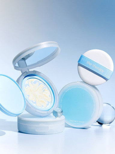 THE FACE SHOP The Therapy Vegan Moisture Blending Sun Pact x 2