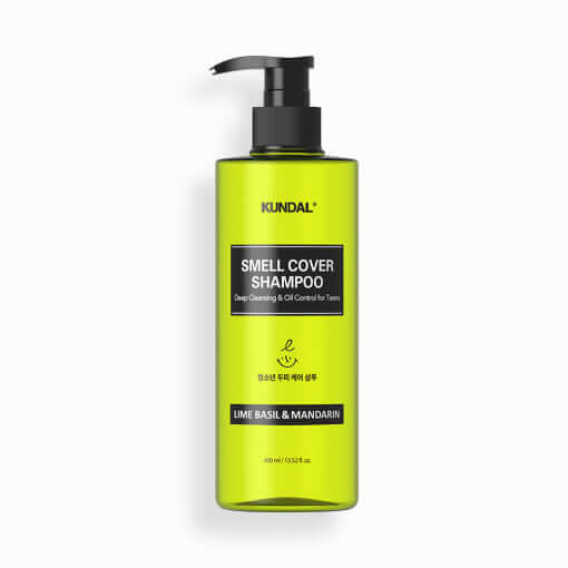 KUNDAL All Day Smell Cover Teens Shampoo 400ml #LIME BASIL & MANDARIN