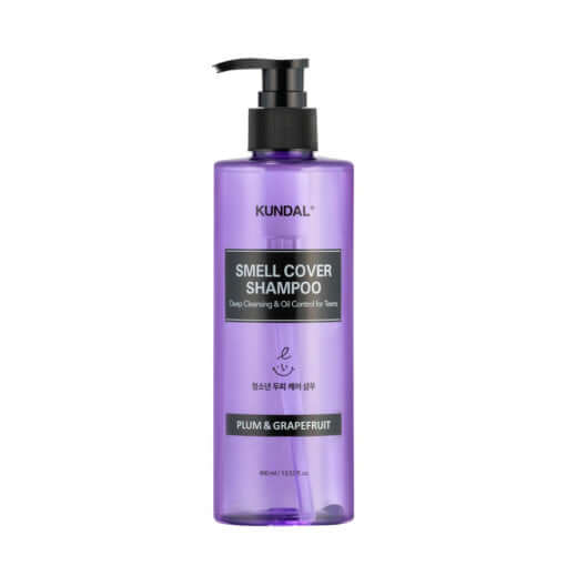KUNDAL All Day Smell Cover Teens Shampoo 400ml #Plum & Grapefruit