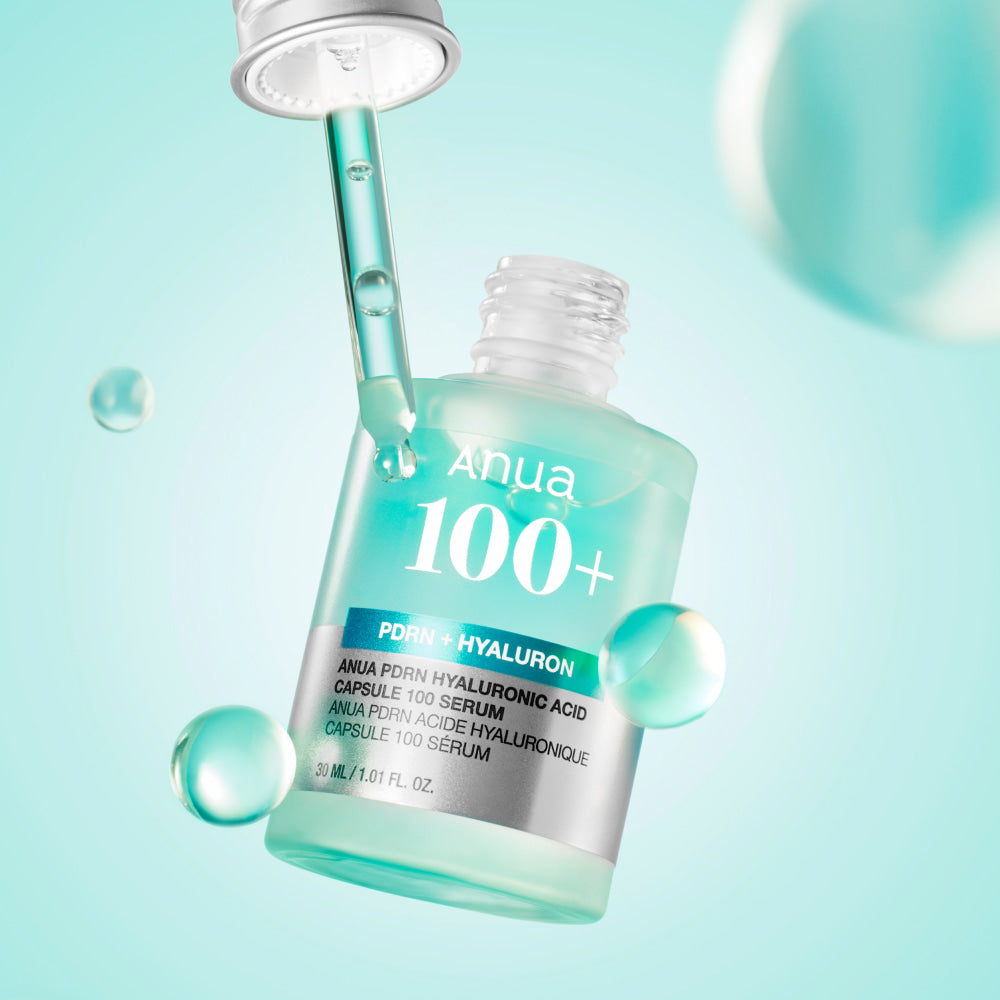 Anua PDRN Hyaluronic Acid Capsule 100 Serum – Korean skincare for hydration, elasticity, and barrier repair.