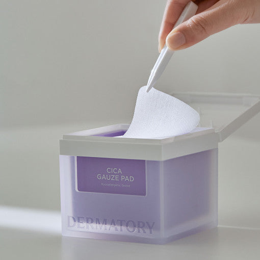 DERMATORY Hypoallergenic Cica Rescue Gauze Pad 200ml