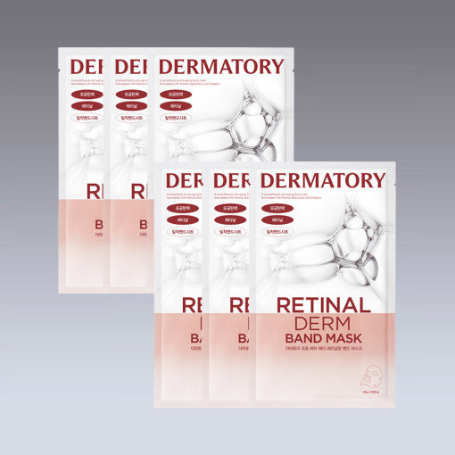 DERMATORY Retinal Derm Band Mask x 6