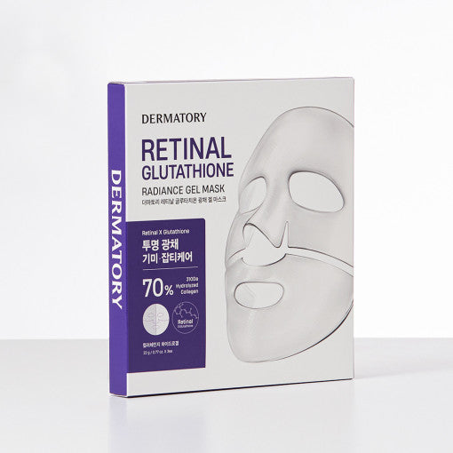 DERMATORY Retinal Glutathione Radiance Gel Mask x 3
