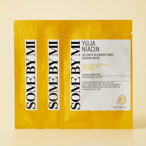 SOME BY MI Yuja Niacin Blemish Care Serum Mask x 10
