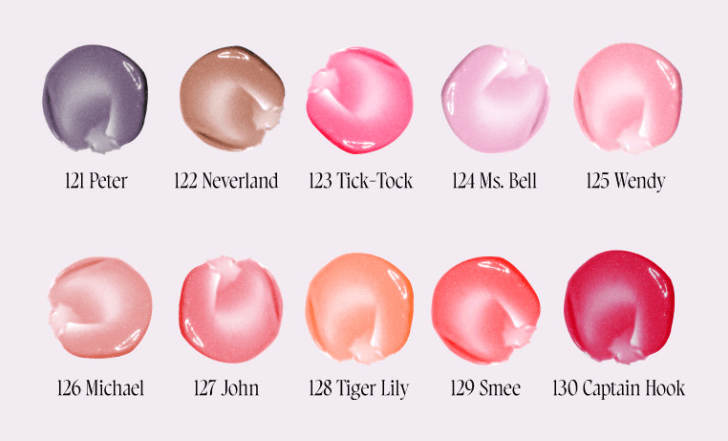 Dinto Peter & Wendy Collection Lip Glace & Lip Enamel 4ml