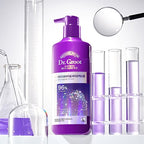 A bottle of Dr.Groot Bio Exosome Scalp Hair Loss Total Care Conditioner with a purple label and pump dispenser.