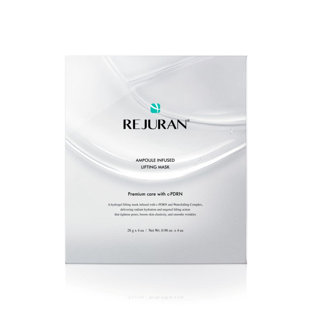 Rejuran Ampoule Infused Lifting Mask packaging on a white background