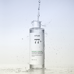 Anua Heartleaf 77 Soothing Toner bottle with clear liquid, ideal for calming sensitive skin in a K-beauty skincare routine.
