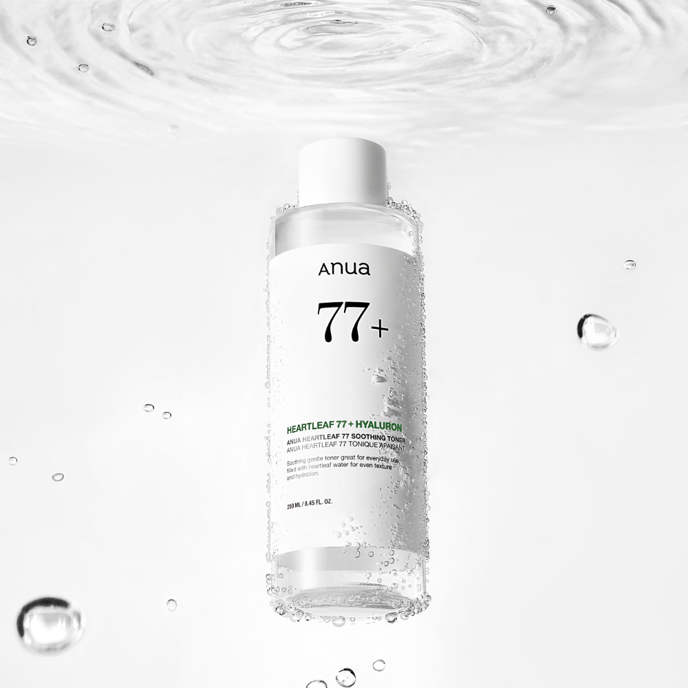 A calming Korean toner with 77% Heartleaf to soothe, hydrate, and balance sensitive skin without irritation. Perfect for K-beauty routines.